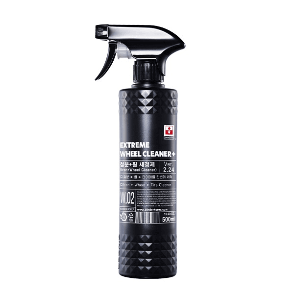 BINDER Очиститель резины и дисков 2в1 с индикатором Extreme Wheel Cleaner+ (pH 8,5) 500мл