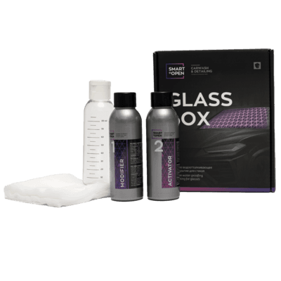 Smart Open Защитное водоотталкивающее нанопокрытие для стекол (комплект) Glass Box