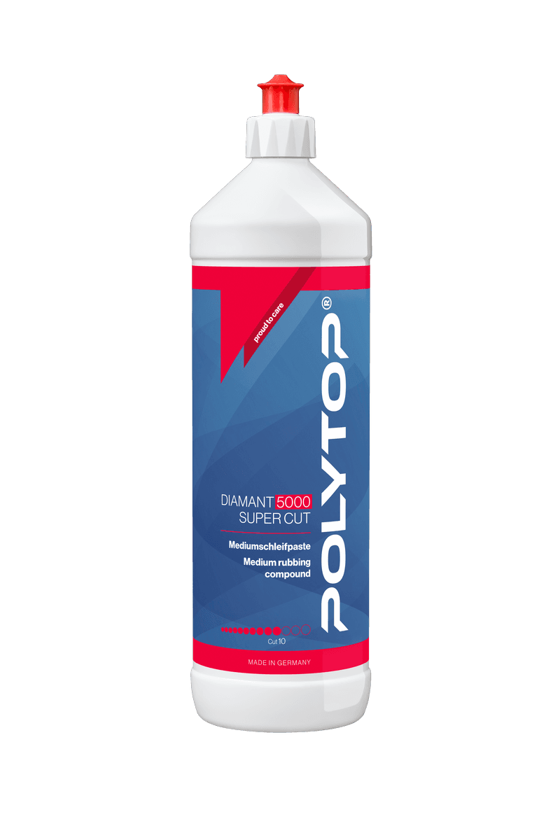 POLYTOP Diamant 5000 Super Cut - Среднеабразивная (одношаговая) полировальная паста (P3000) 1л