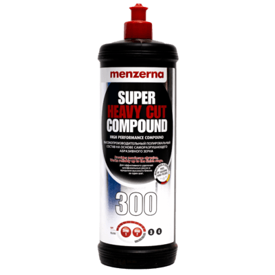 Высокоабразивная полировальная паста Menzerna Super Heavy Cut Compound 300, 1л