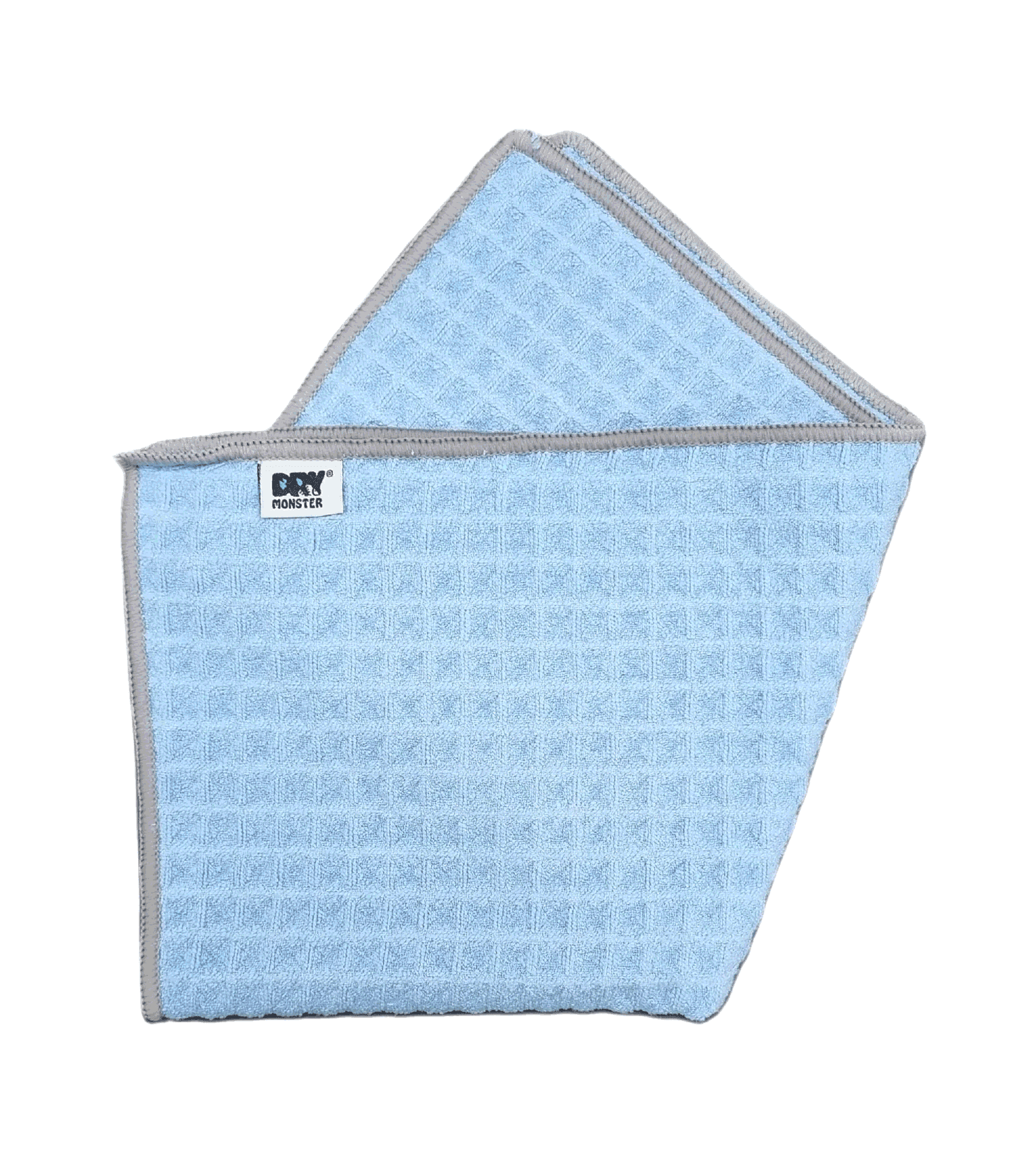 Dry Monster Big Waffle Blue микрофибра вафельная 35х40 300гр