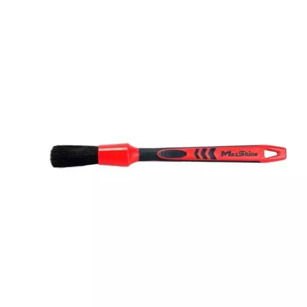Кисть для детейлинга - Black Classic #S MaxShine, 21,5 см, диаметр 2,15 см, мягкая PET щетина,