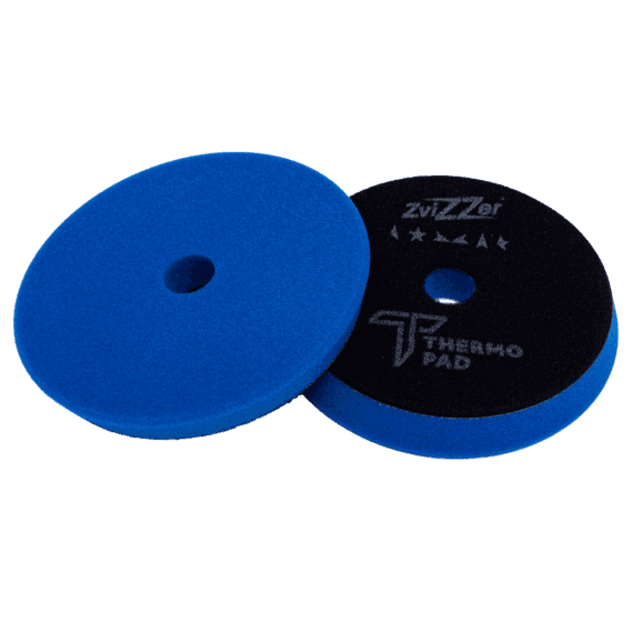 Zvizzer Thermo Pad MEDIUM 130-140/20/125мм Полировальный термостойкий поролоновый синий круг средней плотности 13 kPa.