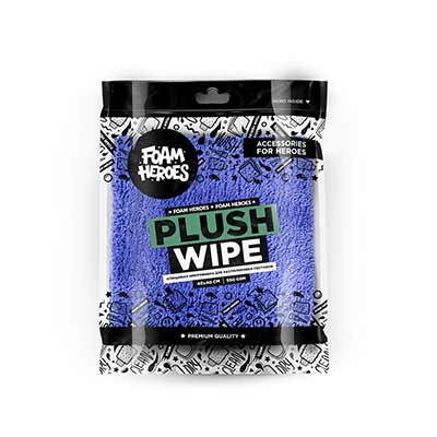 Foam Heroes Plush Wipe плюшевая микрофибра для располировки составов 40х40см, 550г/м2