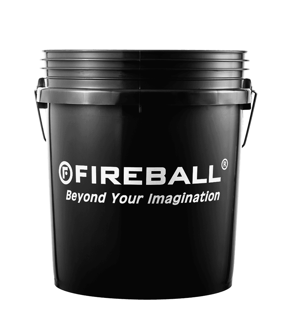 FIREBALL Ведро для мойки автомобиля 18 л (черное)