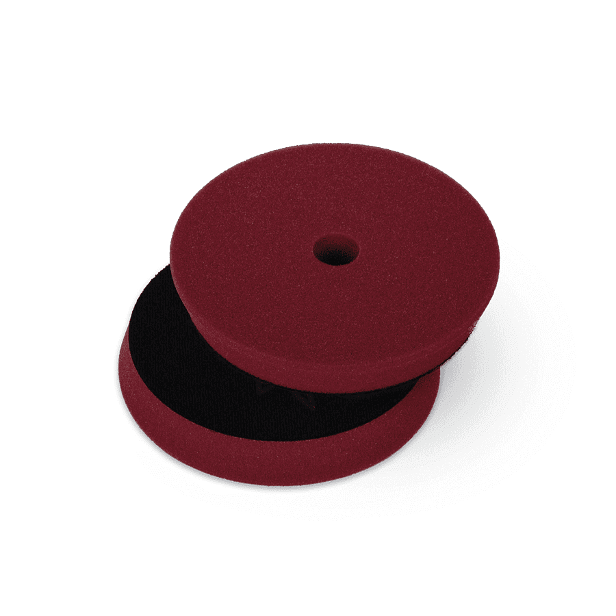 Zvizzer Thermo Pads SOFT 130-140/20/125мм. Полировальный термостойкий поролоновый бордовый круг мягкий 8 kPa.
