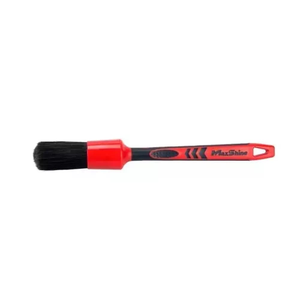 Кисть для детейлинга - Black Classic #L MaxShine, 22,5 см, диаметр 2,8 см, мягкая PET щетина,