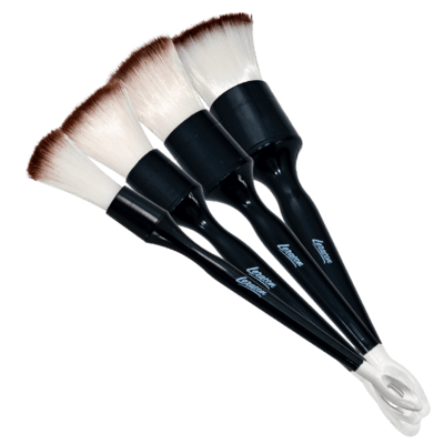 Набор кистей для детейлинга, косметическая щетина (16, 22, 27, 35мм) LERATON ULTRASOFT COSMETIC BRUSH SET DBRCS