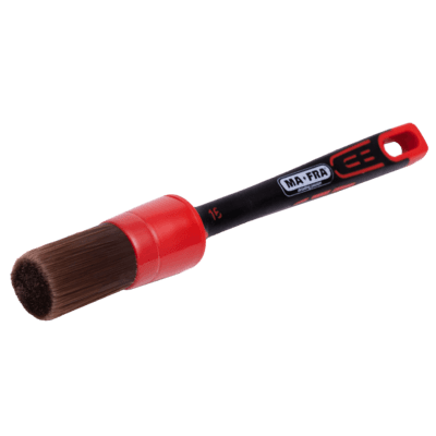 MA-FRA PENNELLO BRUSH RED №16 (30 MM) кисть детейлера с красной щетиной из PBT для мойки и химчистки. MA-FRA, Италия A0432