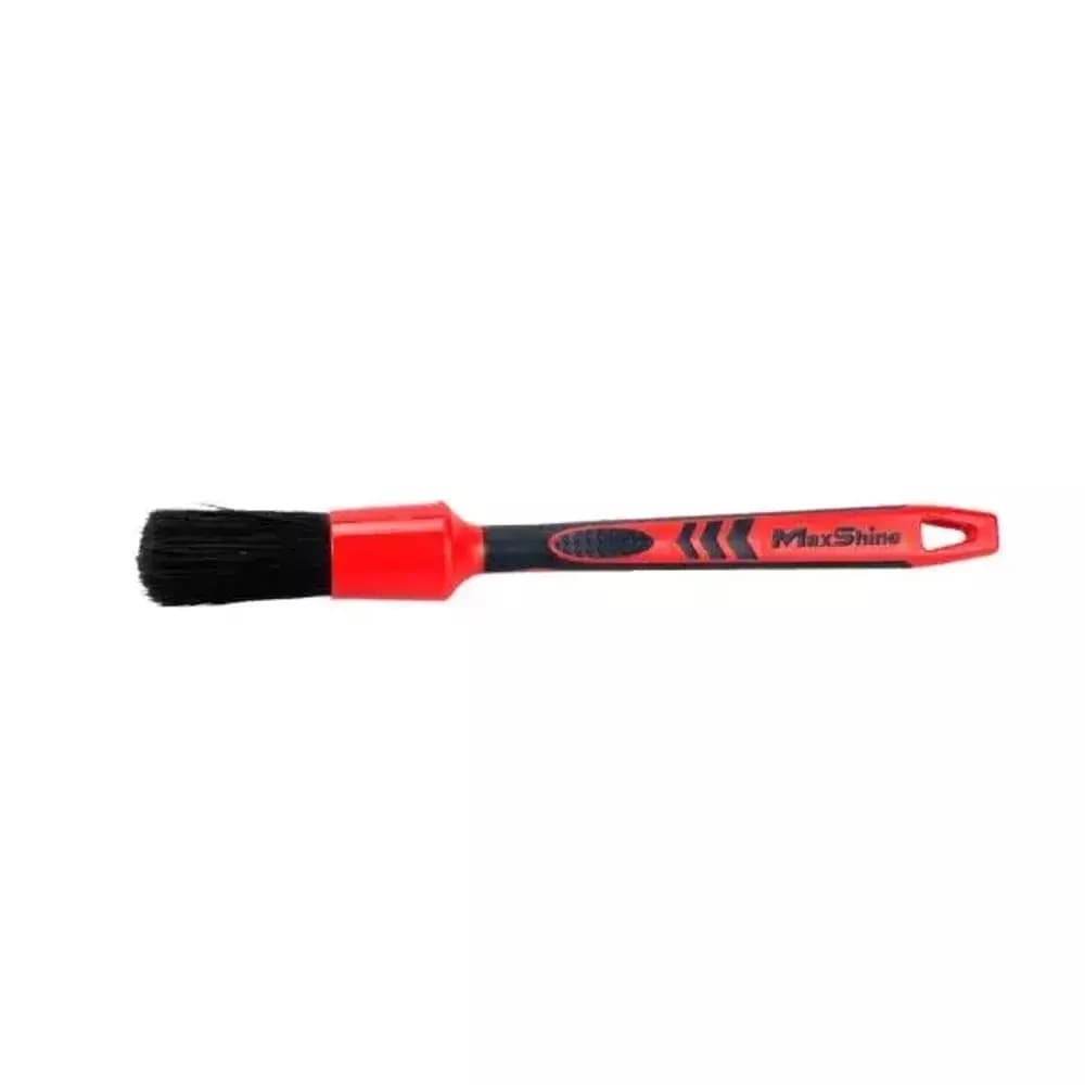 Кисть для детейлинга - Black Classic #M MaxShine, 22,5 см, диаметр 2,55 см, мягкая PET щетина,