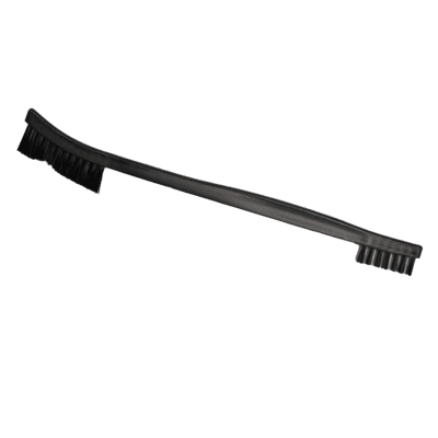 Мини щетка двухсторонняя жесткая, черная щетина LERATON DOUBLE SIDE HARD MINI BRUSH BR16