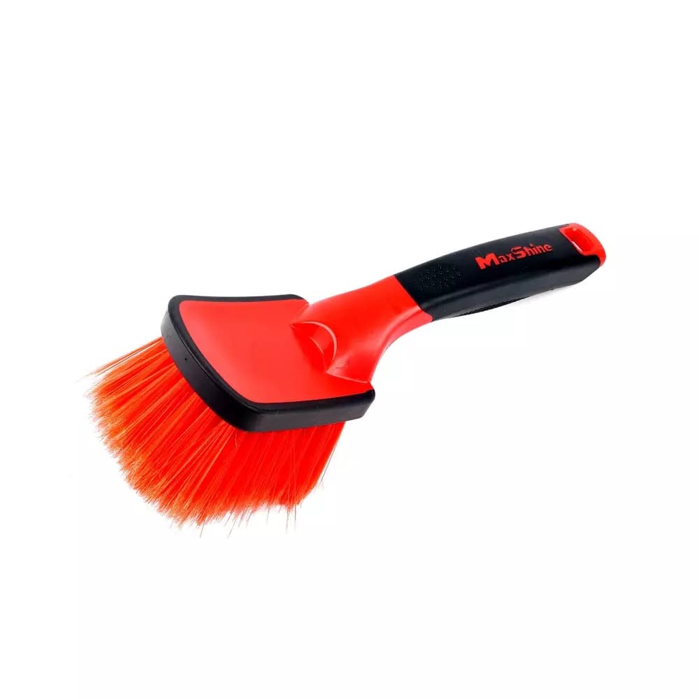 Щетка обрезиненная, мягкая щетина PET+PBT MaxShine, 27*7,2*7,5 см