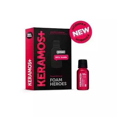 Foam Heroes Keramos+ керамическое покрытие для ЛКП автомобиля, 30мл