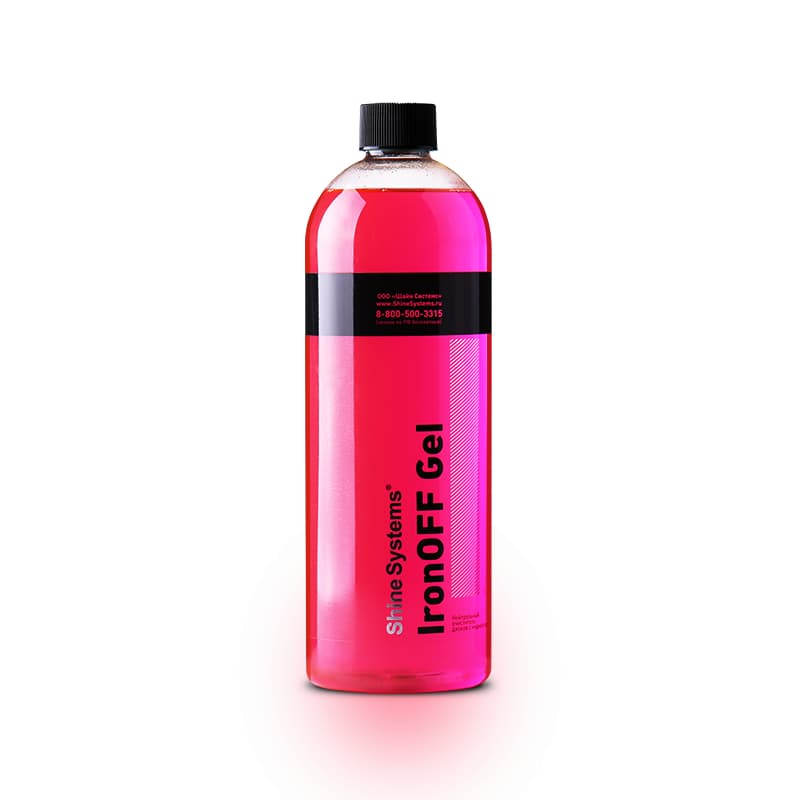 Shine Systems IronOFF Gel - нейтральный очиститель дисков с индикатором, 750 мл