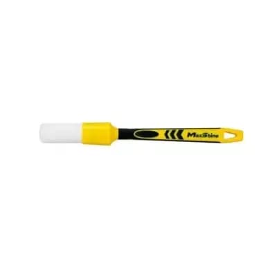 Кисть для детейлинга - White Classic #M MaxShine, 22,5 см, диаметр 2,55 см, мягкая PET щетина,