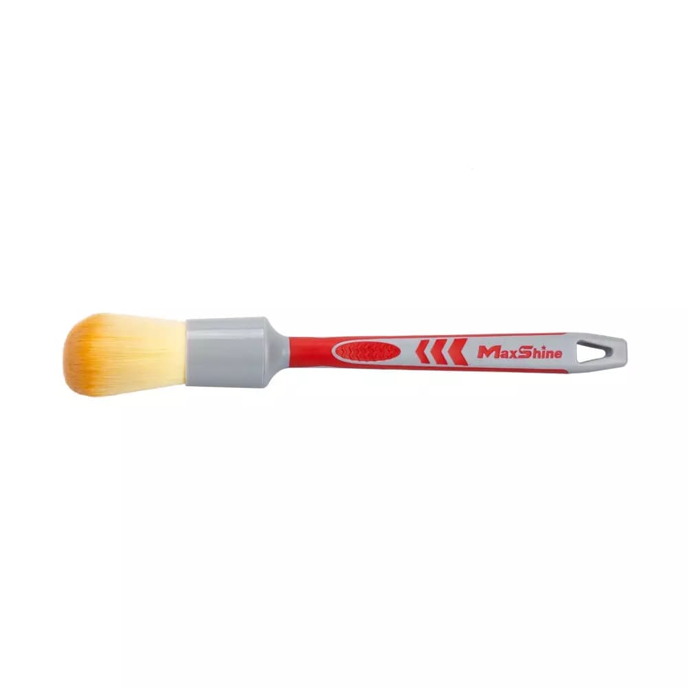 Кисть для детейлинга - Ultra Soft #L MaxShine, 22,5 см, диаметр 2,8 см, ультра мягкая щетина