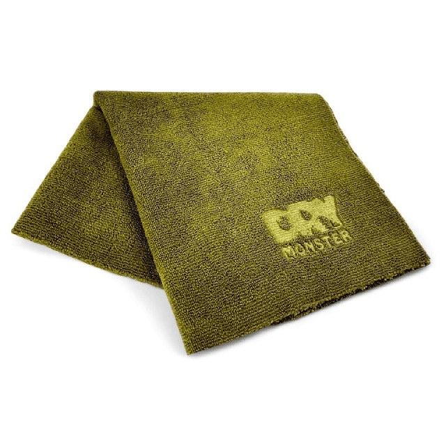DRY MONSTER ПОЛОТЕНЦЕ 40*40 см микрофибра для сушки авто, цвет ЗЕЛЕНЫЙ