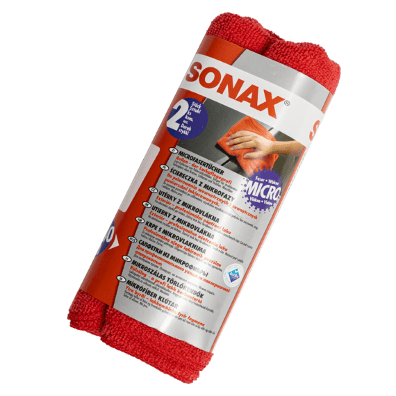 Sonax Салфетки из микрофибры для полировки кузова (2шт) Microfibre Cloth 40x40см