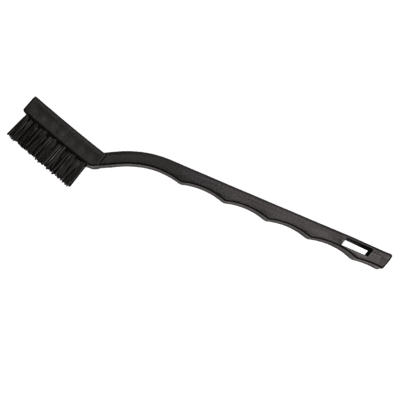 Мини щетка односторонняя жесткая, черная щетина LERATON HARD MINI BRUSH BR14