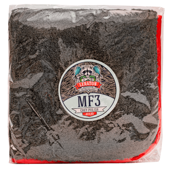 Полировальная микрофибра LERATON GREY POLISH MF3 40x40 600 гр/м2