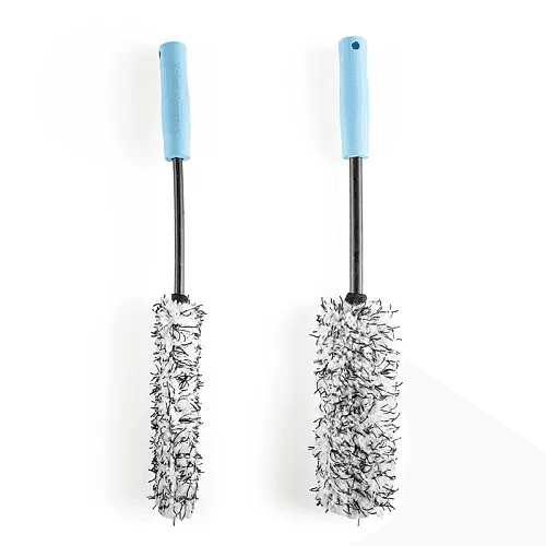 Shine Systmes MicroSoft Wheel Brush Slim – плоская микрофибровая щётка чистки дисков, 50 см