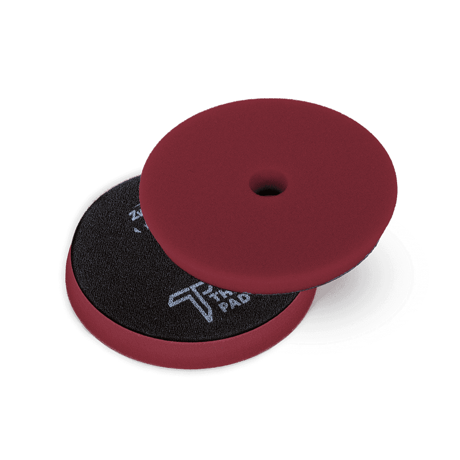 Zvizzer Thermo Pads SOFT 155-160/20/150мм. Полировальный термостойкий поролоновый бордовый круг мягкий 8 kPa.