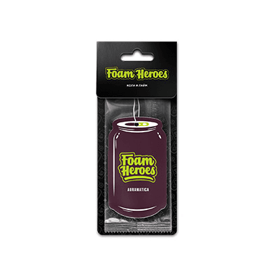 Foam Heroes Auramatica Кола и лайм подвесной ароматизатор