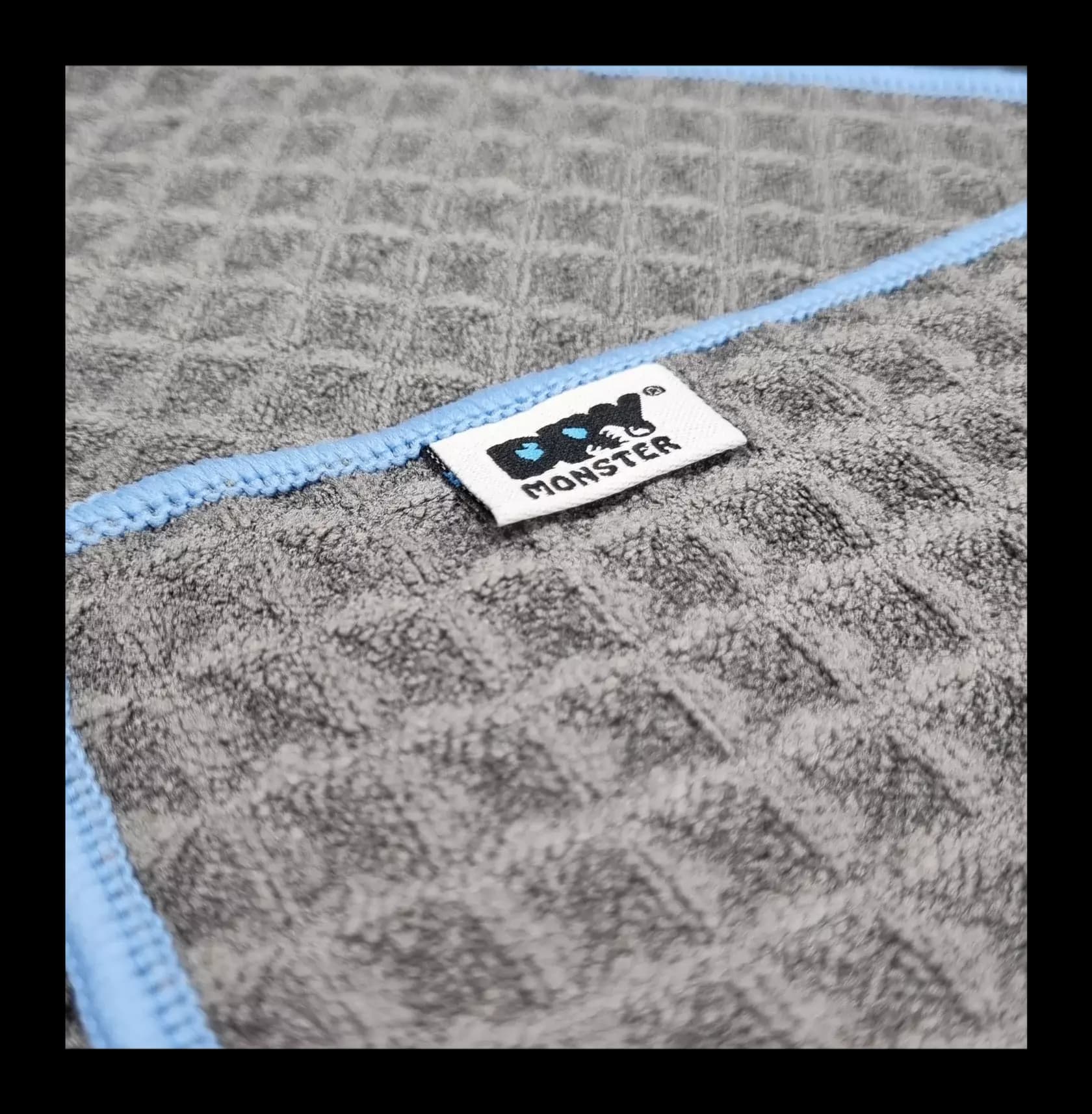 Dry Monster Big Waffle Grey микрофибра вафельная 35х40 300гр