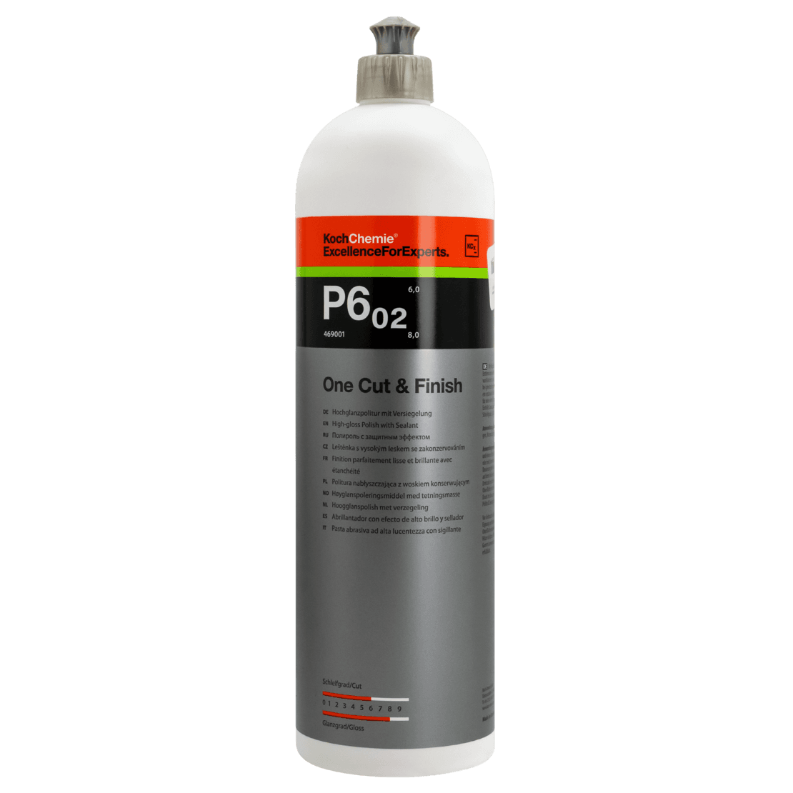 Koch Chemie ONE CUT & FINISH P6.02(1л) - Одношаговая полировальная паста с защитным эффектом