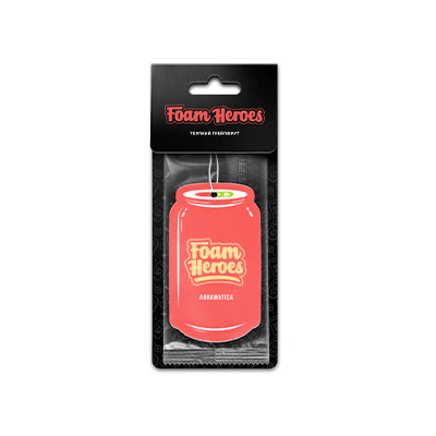 Foam Heroes Auramatica Терпкий грейпфрут подвесной ароматизатор